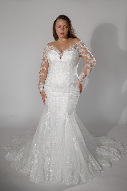Plus Size Mermaid u0026 Trumpet Wedding Dresses | Beautiful Bridal Gowns |  Olivia Bottega