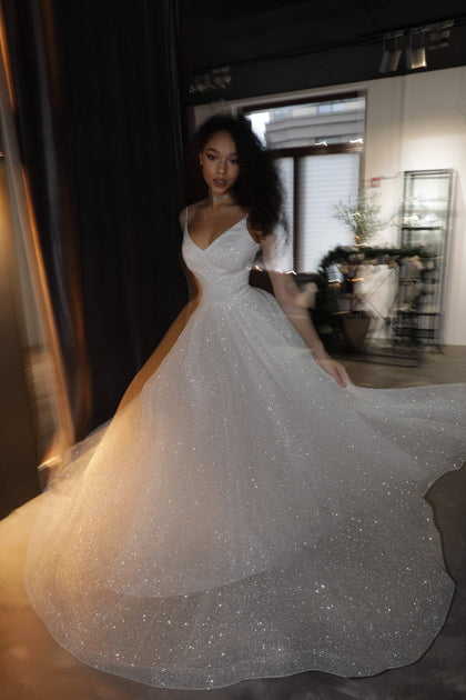 V-Neck Wedding Dresses & Gowns  Online Bridal Shop – Olivia Bottega