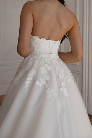 Wedding Dress Lillian with Detachable Train - Olivia Bottega