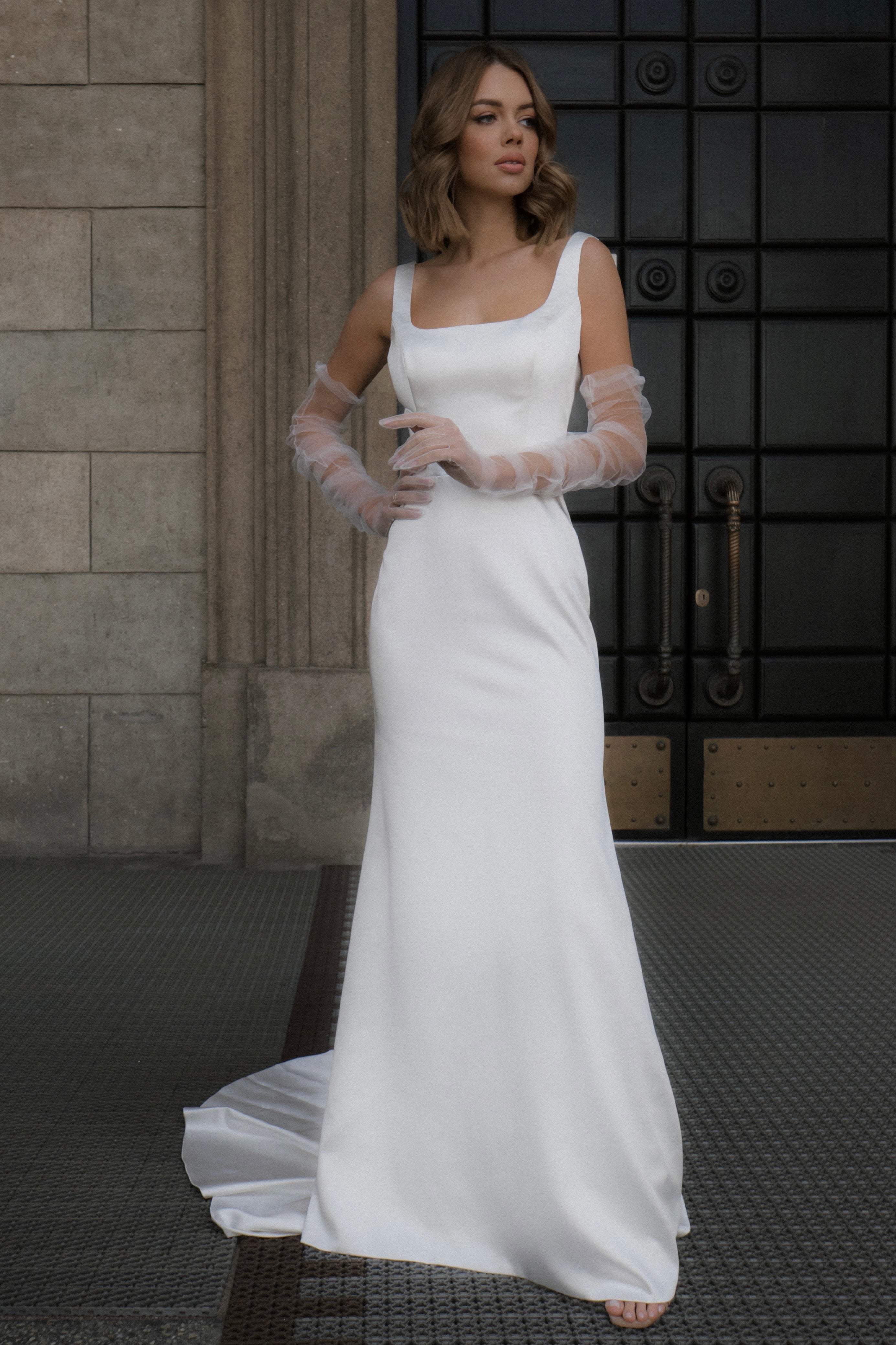 White Silk Wedding Dress, African Mermaid Wedding Dress, Satin Wedding  Dress, Custom Wedding Reception Dress -  Canada