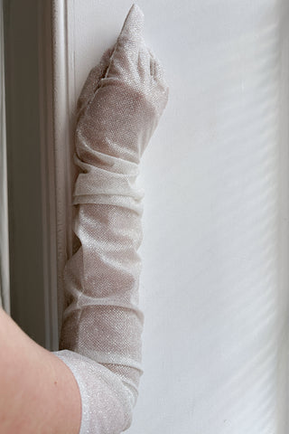 Sparkly Bridal Gloves - Olivia Bottega