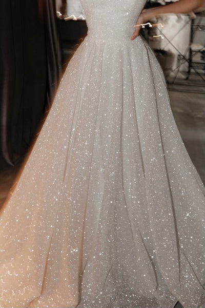Lucky Star Glitter Gown - White | JAUS XSmall / White