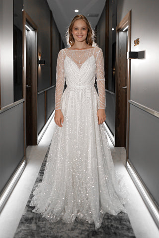High Neck Wedding Dresses & Gowns  Online Bridal Shop – Olivia Bottega