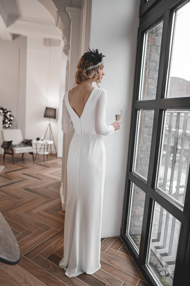 Glittery Wedding Dress Zarina – Olivia Bottega
